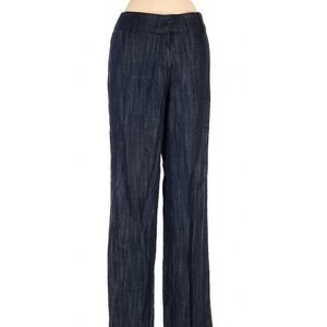 Alberto Makali Pants Trousers Womens 2 Denim Blue Lightweight Cotton‎ Blend